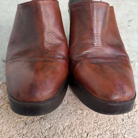 Robert Clergerie leather mules